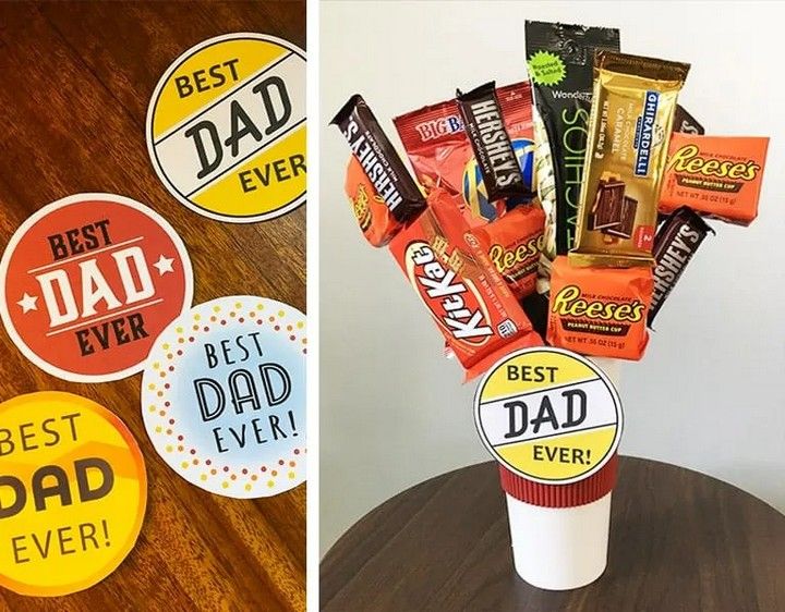 Candy Bouquet For Dad