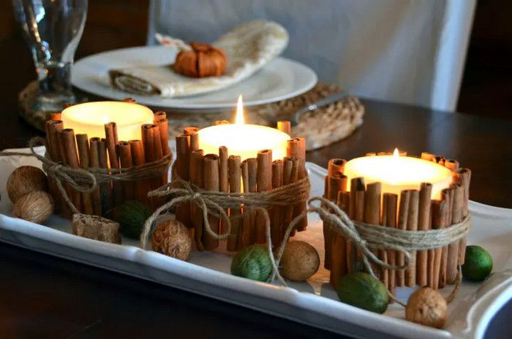 Cinnamon Stick Candles