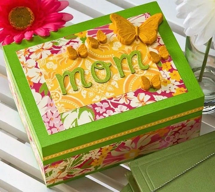 DIY Butterfly Jewelry Box for Mothers Day