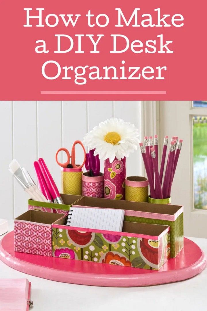 DIY Desk Organizer