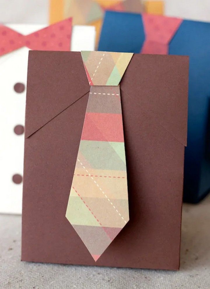 DIY Father’s Day Shirt Tie Gift Boxes