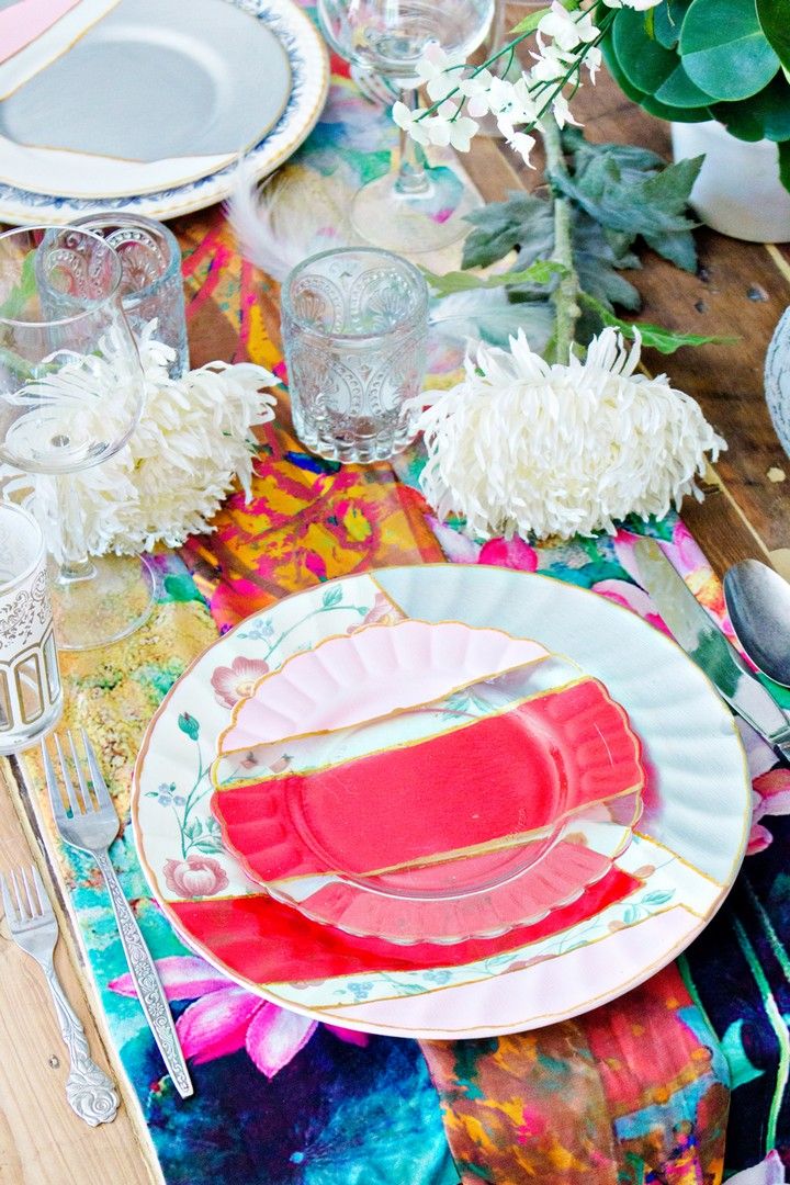 DIY Painted Plates