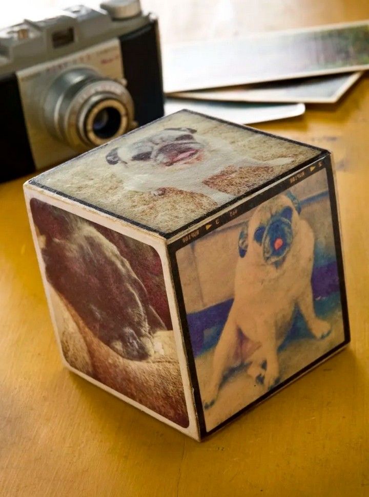 DIY Photo Block with an Image Transfer