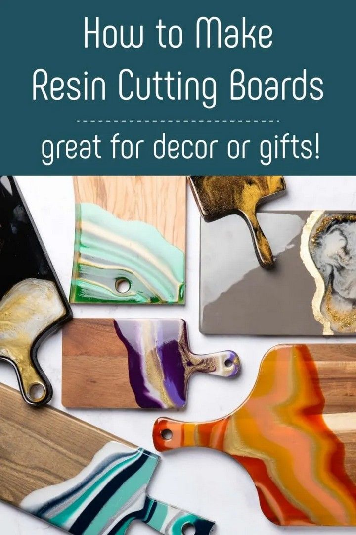 DIY Resin Cutting Board Makes a Great Gift