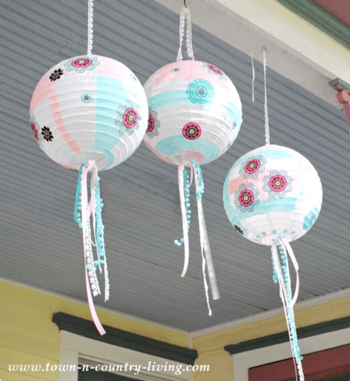 Decorate Paper Party Lanterns