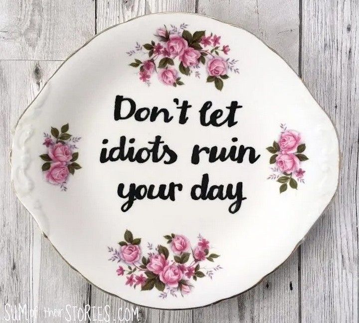 Decorative Plate with a Quote