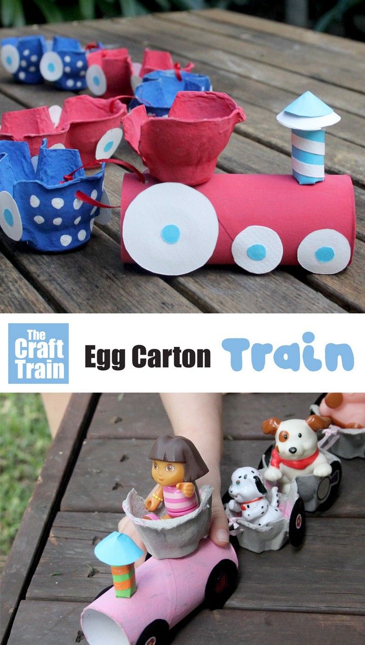Egg Carton Train