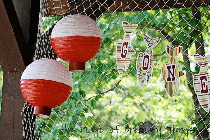 Gone Fishing Paper Lanterns