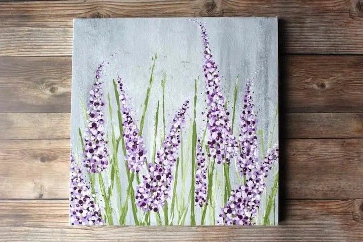 Lavender in Acrylics
