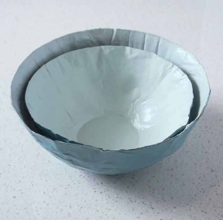 Mod Podge Paper Mache Bowls