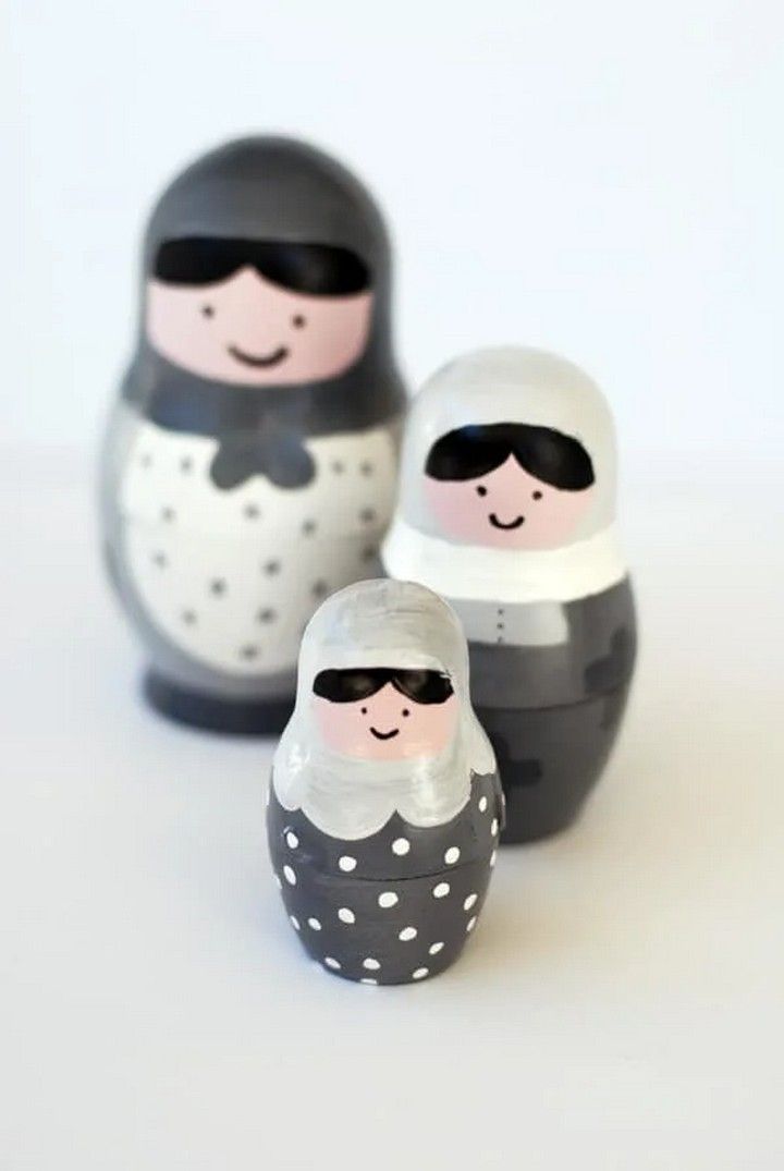 Paint Nesting Dolls the Easy Way