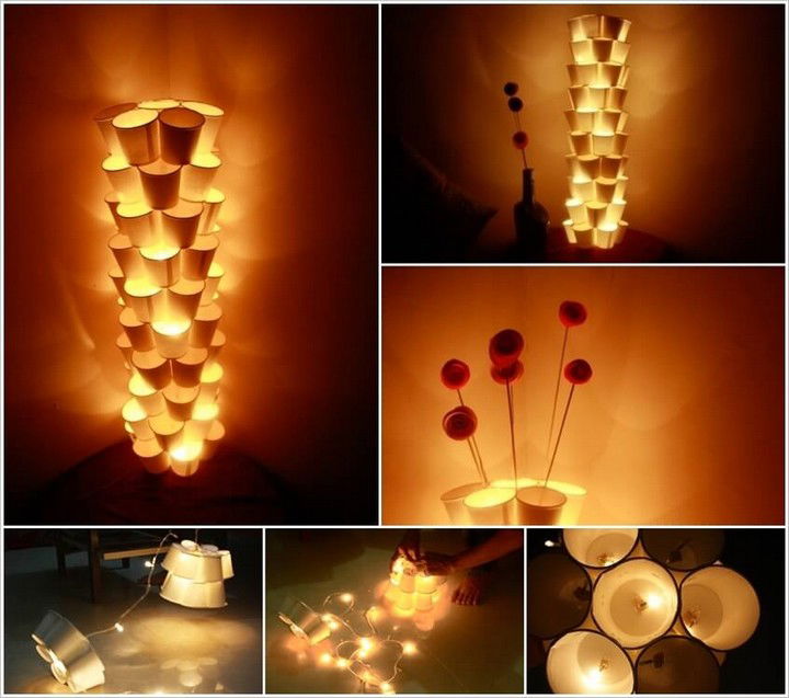 Paper Cup LED String Lamp