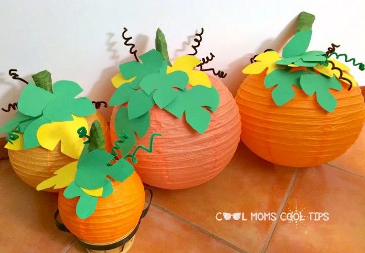 Pumpkin Patch Made out of Paper