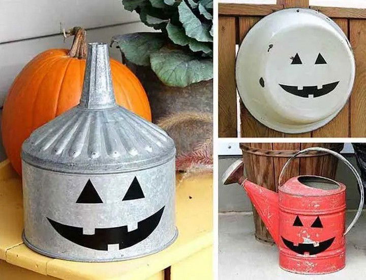 Repurposed Jack O Lanterns