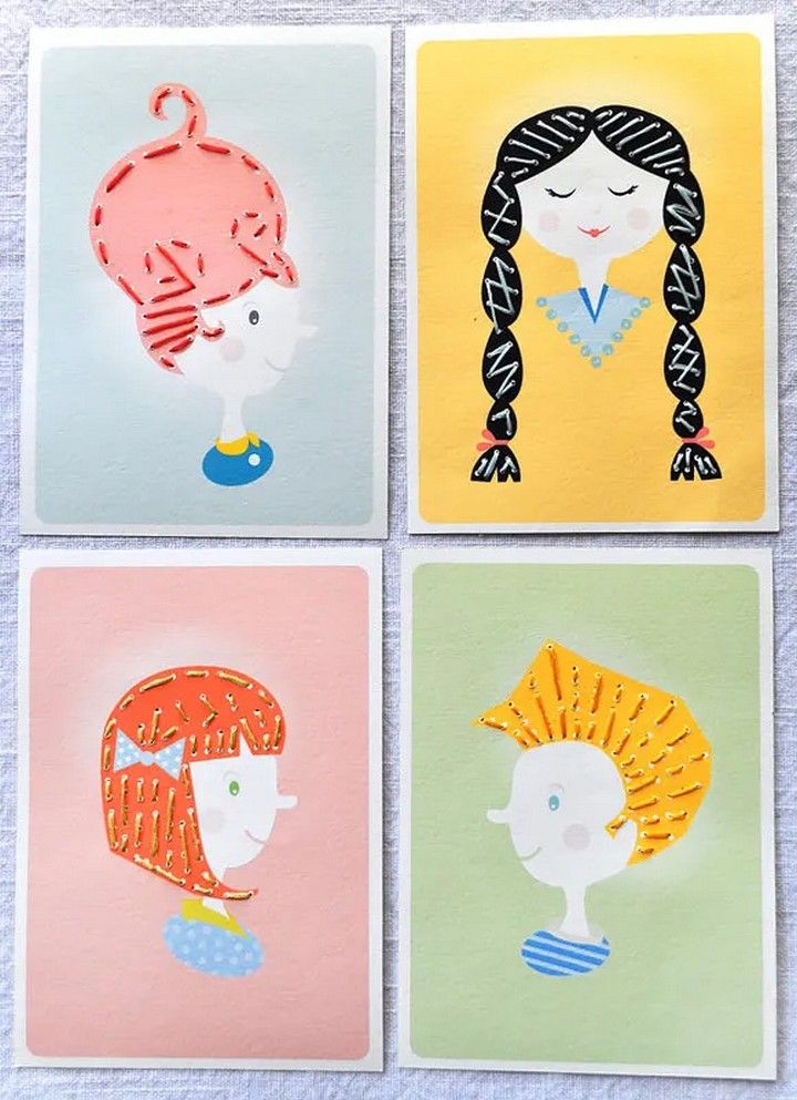 Sewing Cards for Kids