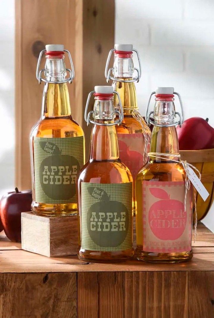 Apple Cider Labels for Fall Gifting