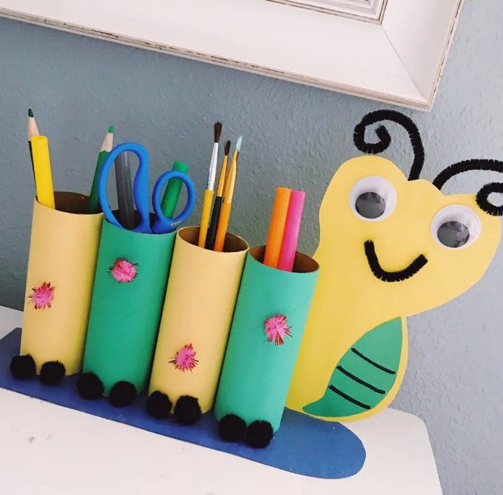 Caterpillar Pencil Holder