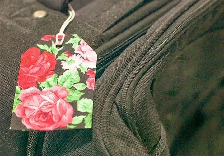 DIY Luggage Tag Made from Fabric