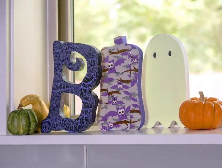 Decorate BOO Letters for Halloween