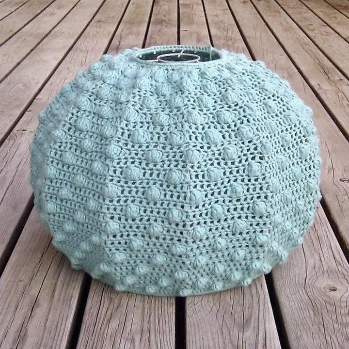 Easy Crocheted Lampshade