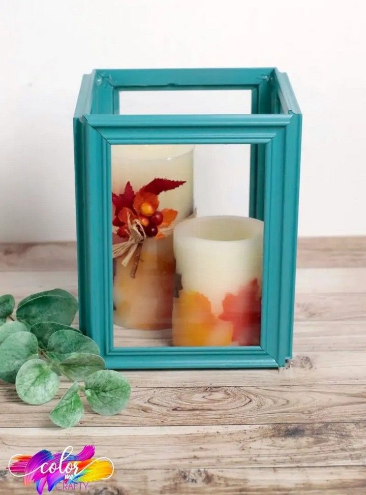 Easy Picture Frame Candle Holder