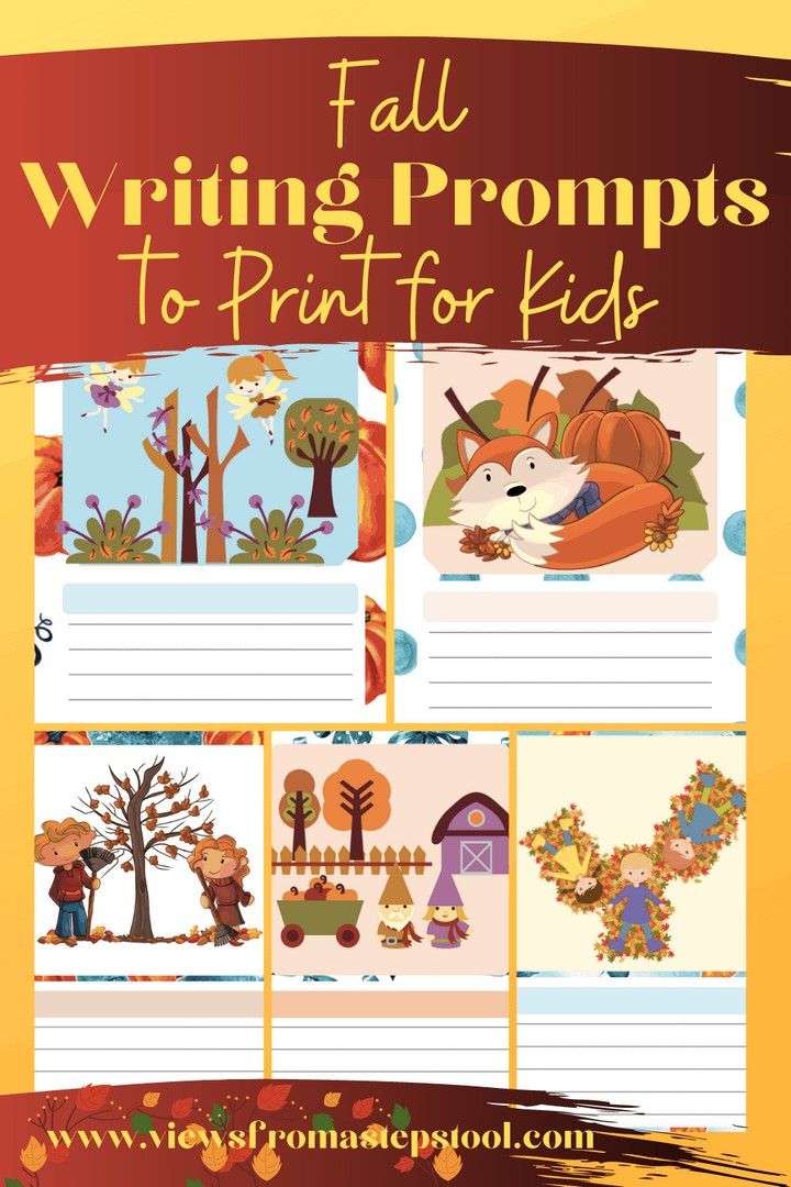 Fall Writing Prompts Printable Sheets