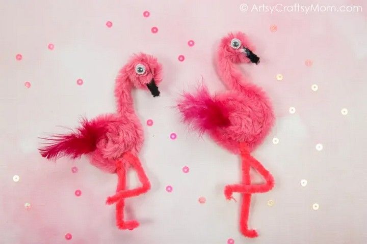 Flamingo Craft for Kids