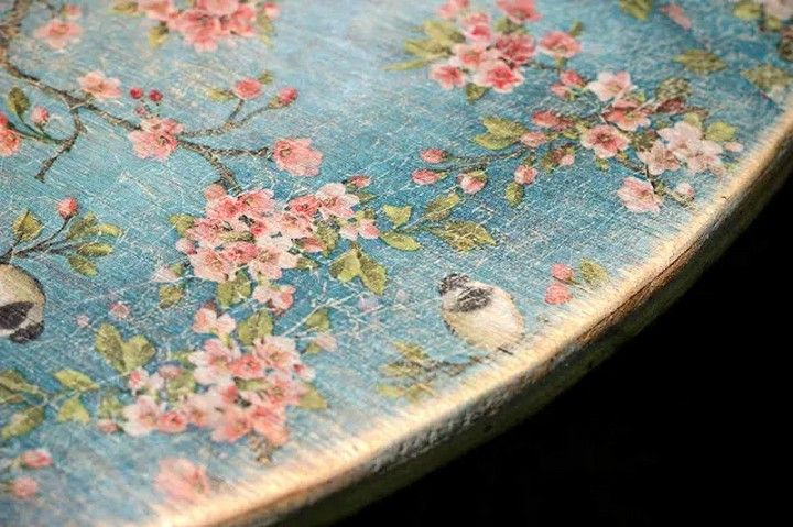 Floral Wood Table Tutorial