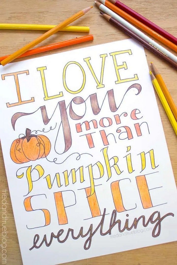 More Than Pumpkin Free Coloring Page