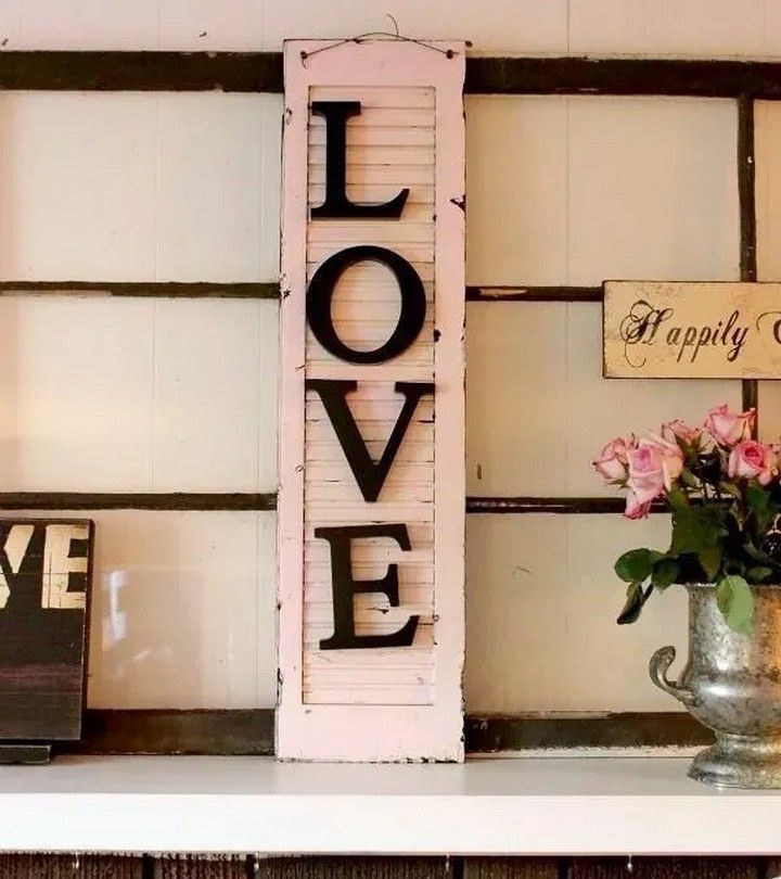 Old Shutter with Love