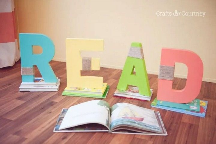 READ Letters for a Colorful Book Nook