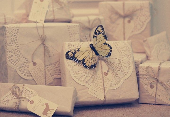Shabby Chic Gift Wrapping