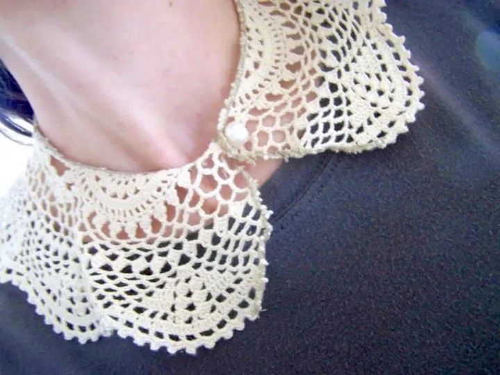 Vintage Lace Collar From a Doily