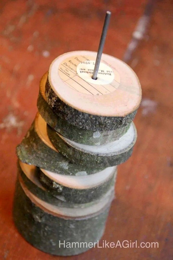Wood Coasters from a Tree Branch