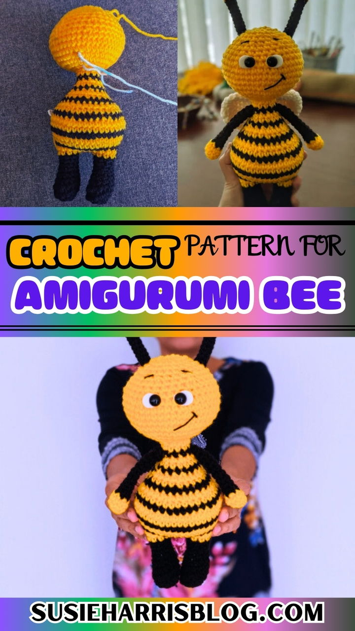 Amigurumi bee