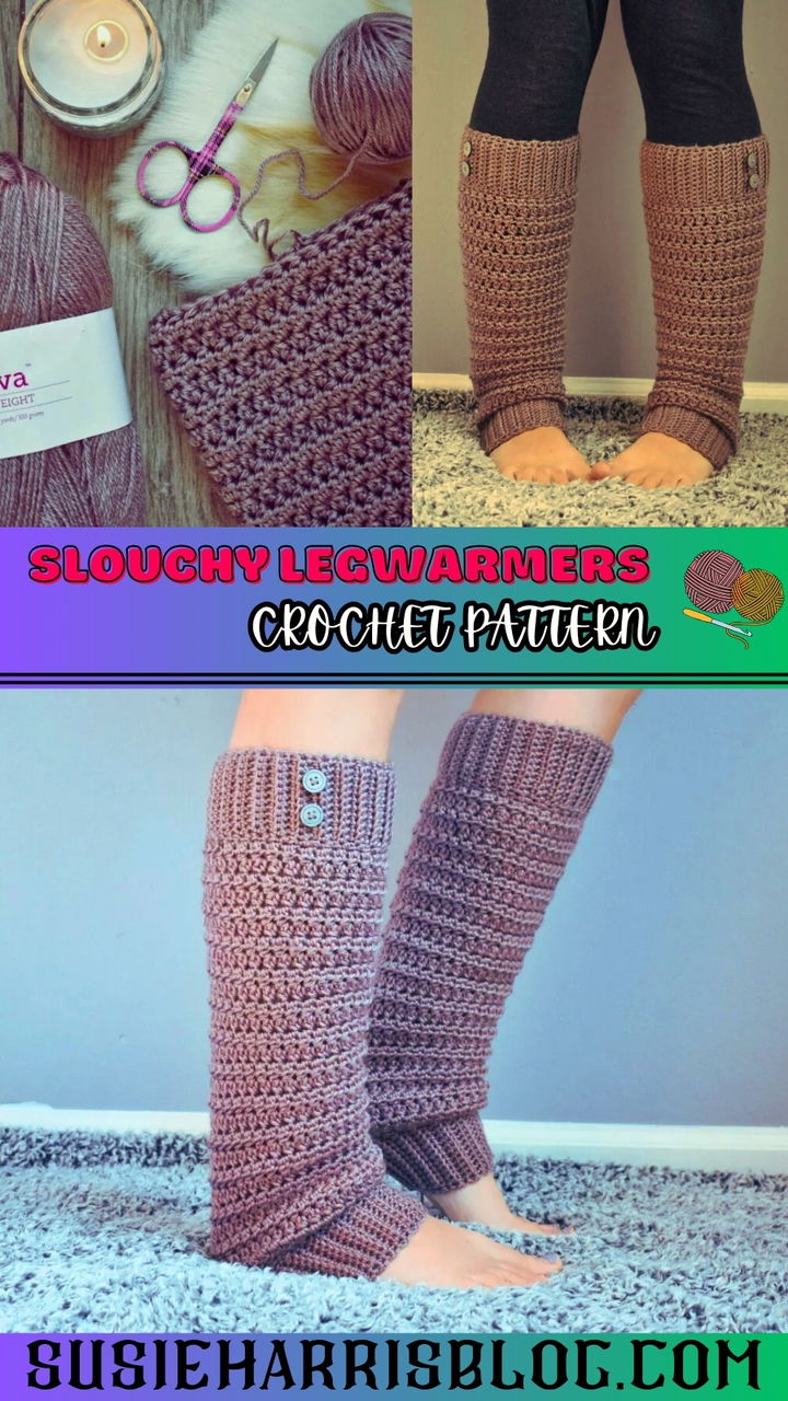 Crochet Slouchy Legwarmers