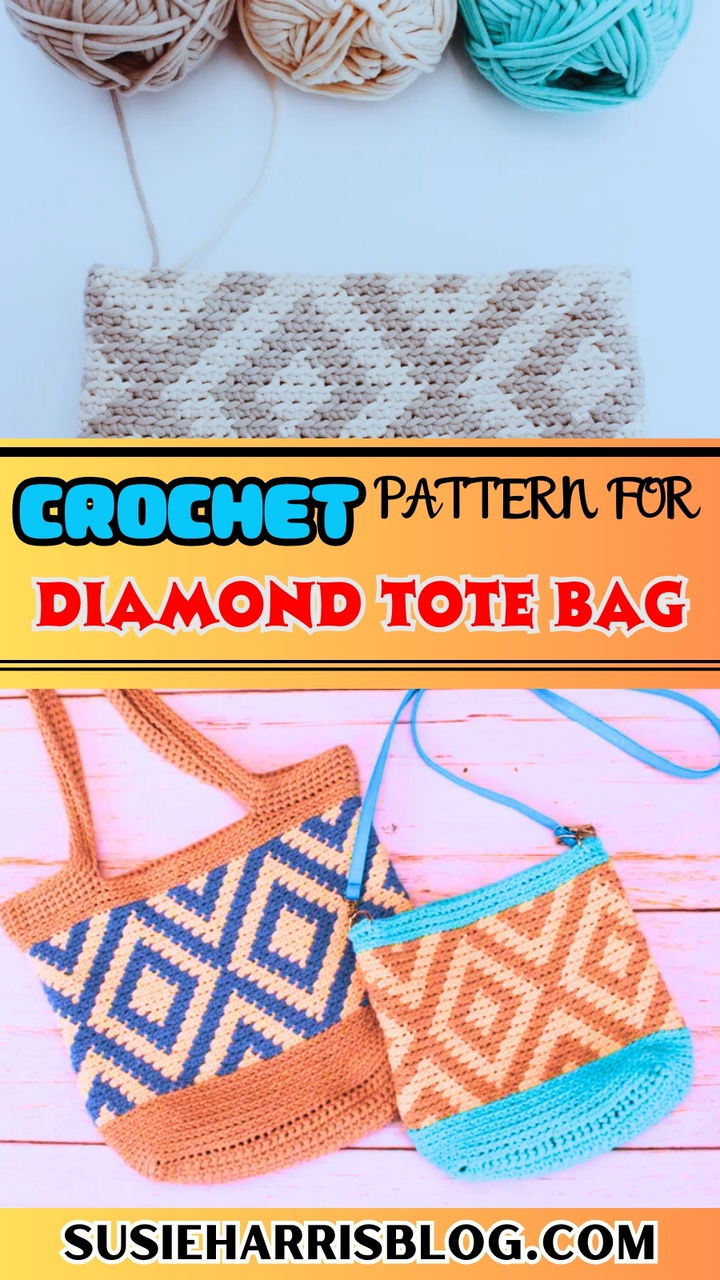 Diamond Tote Bag