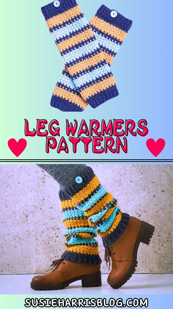 Free crochet leg warmers pattern