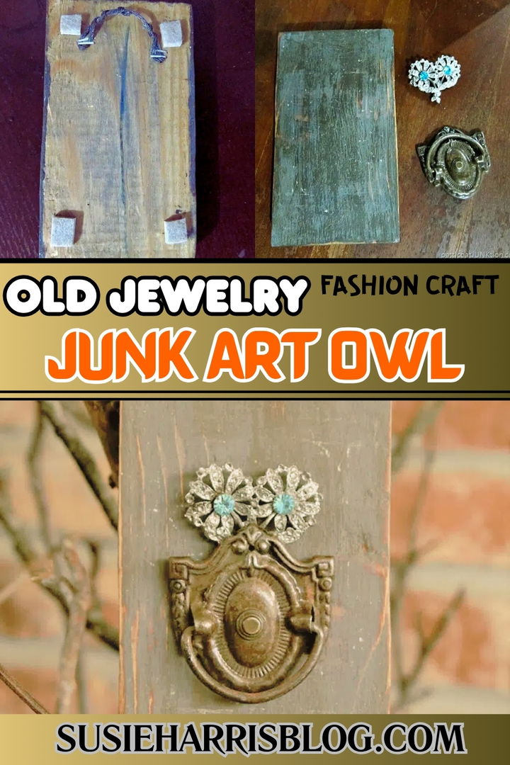 Junk Art Owl