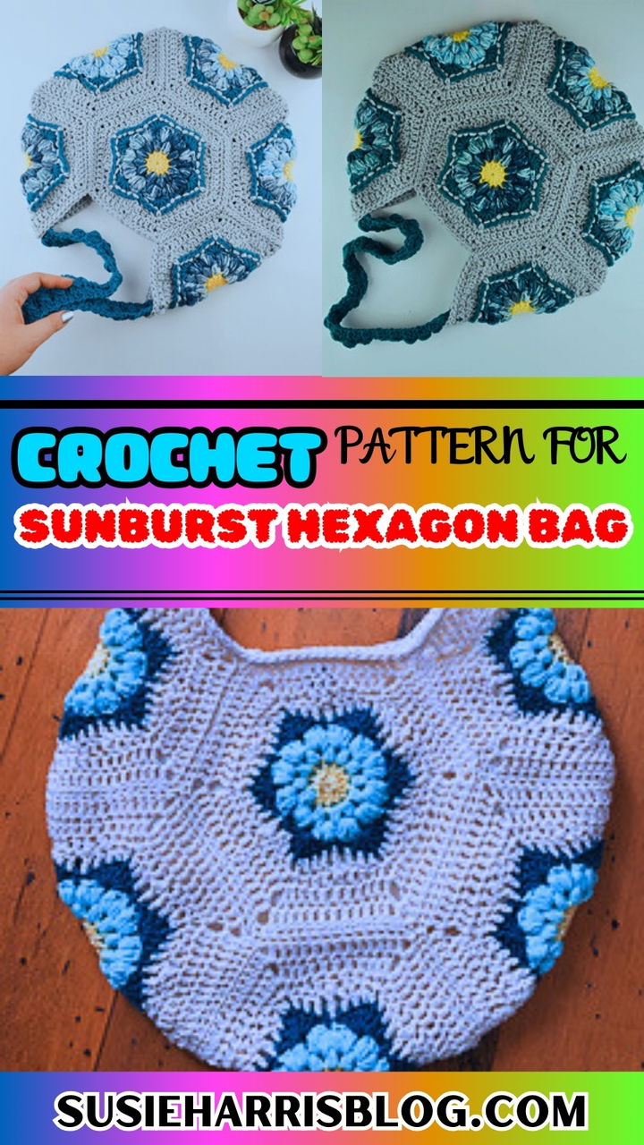 Sunburst Hexagon Bag