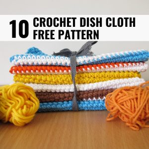 10 Crochet Dish Cloth Free Pattern