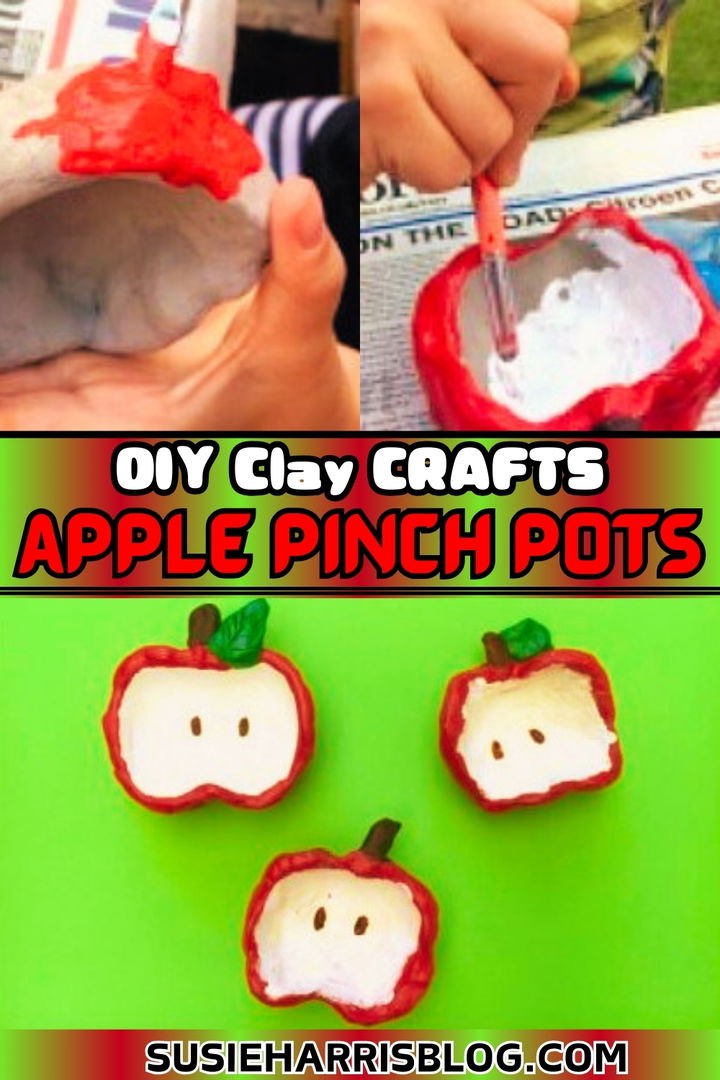 Apple Pinch Pots