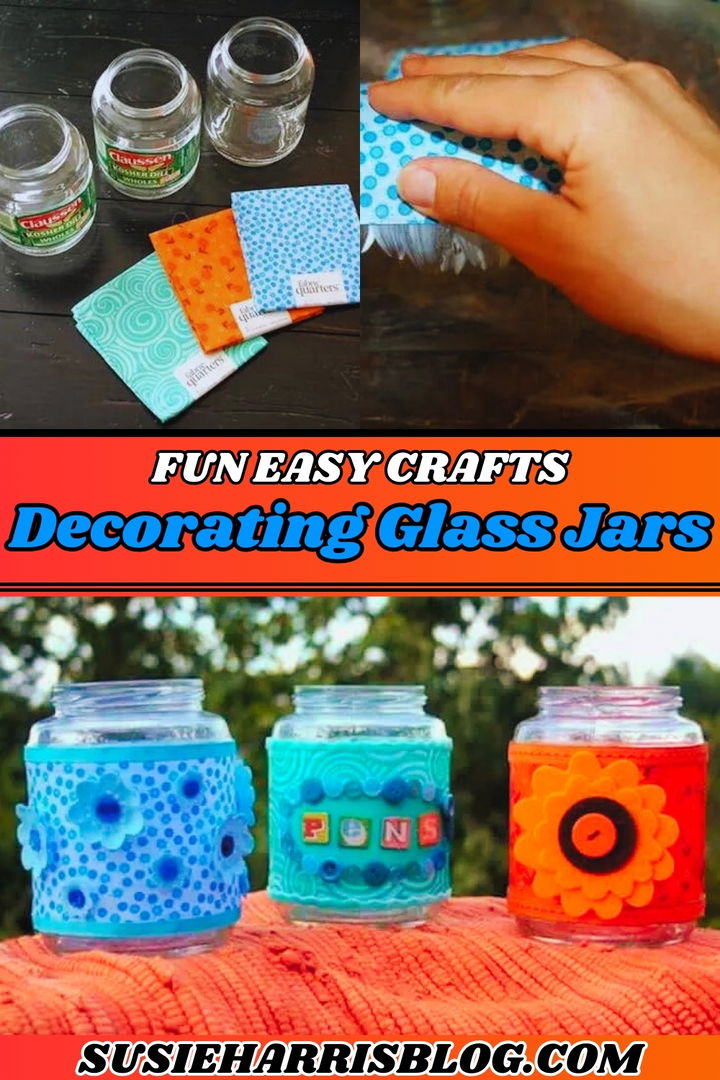 Decorating Glass Jars