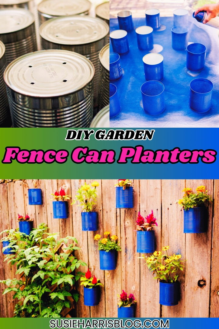 Fence Can Planters