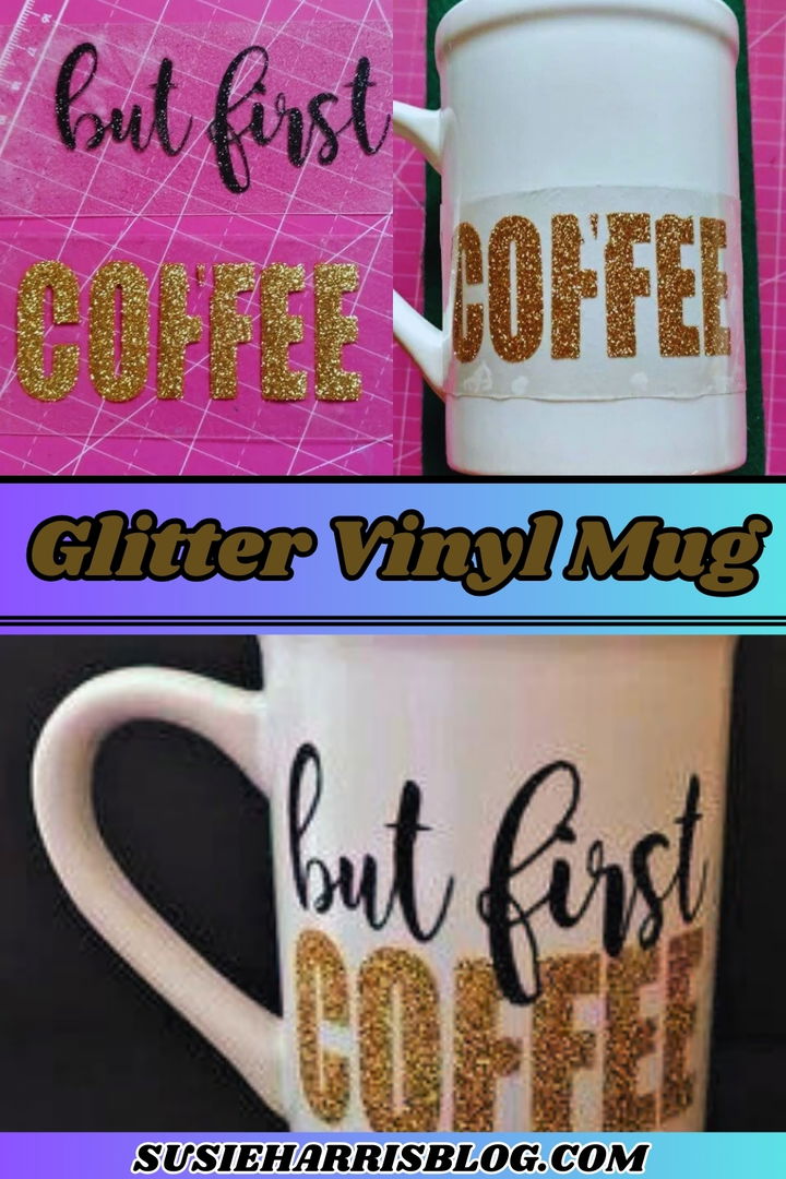 Glitter Vinyl Mug