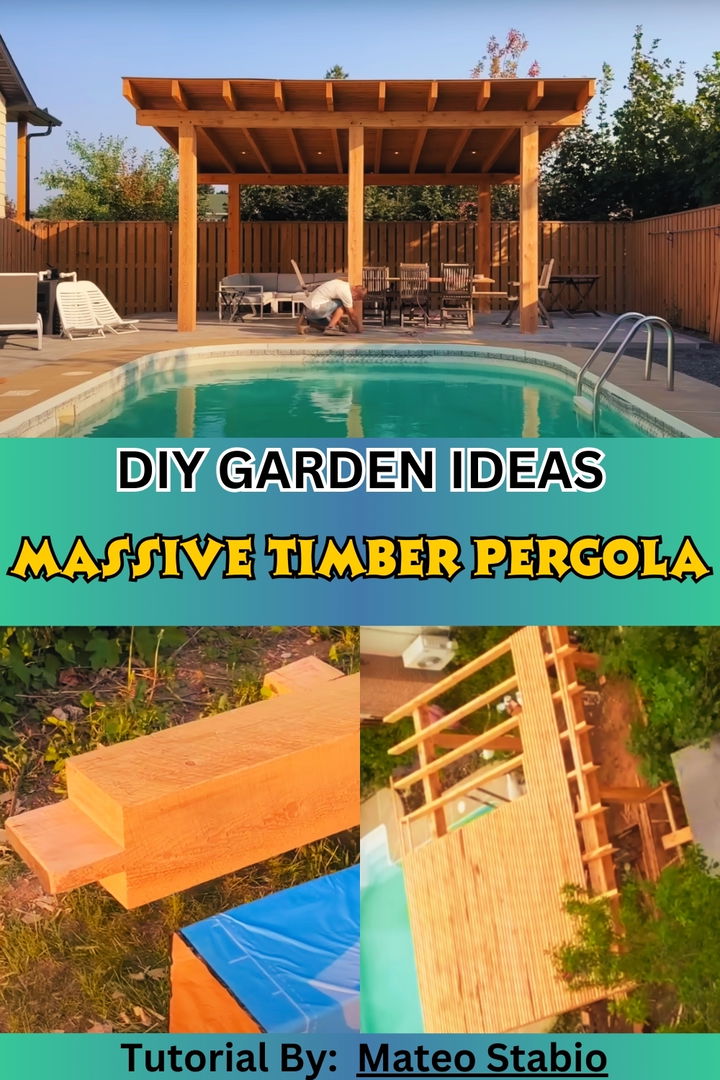 Massive Timber Pergola