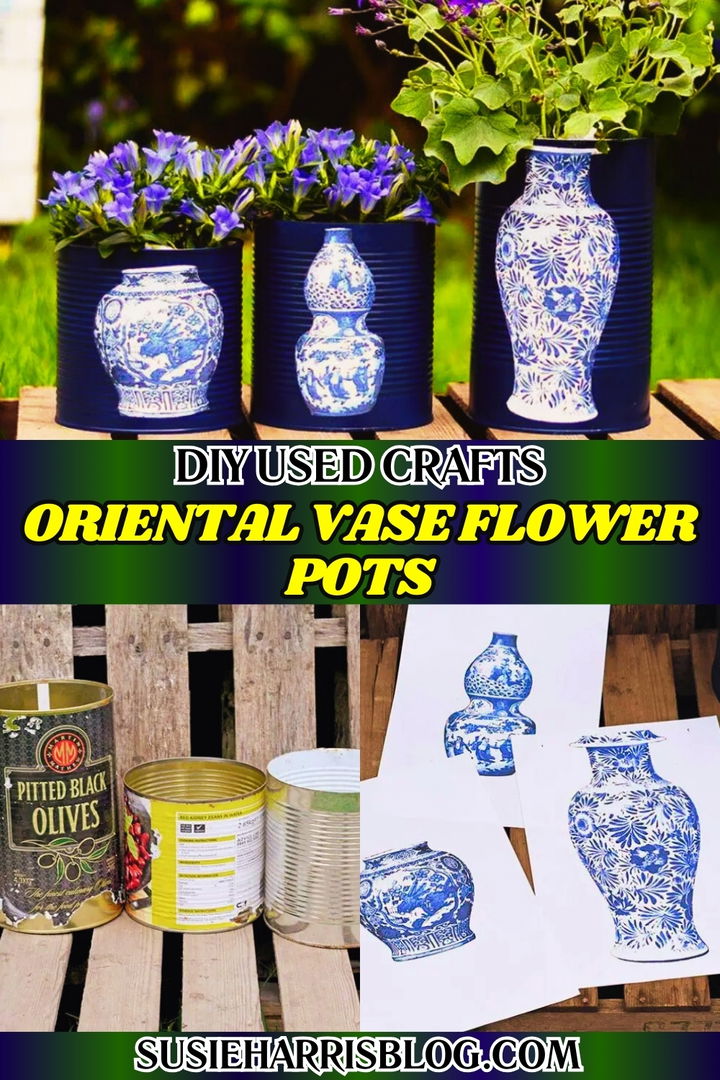 Oriental Vase Flower Pots