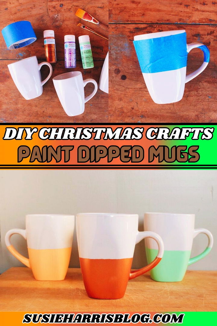 Paint Dipped Mugs