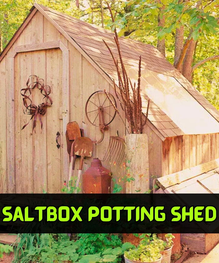 Saltbox Potting Shed