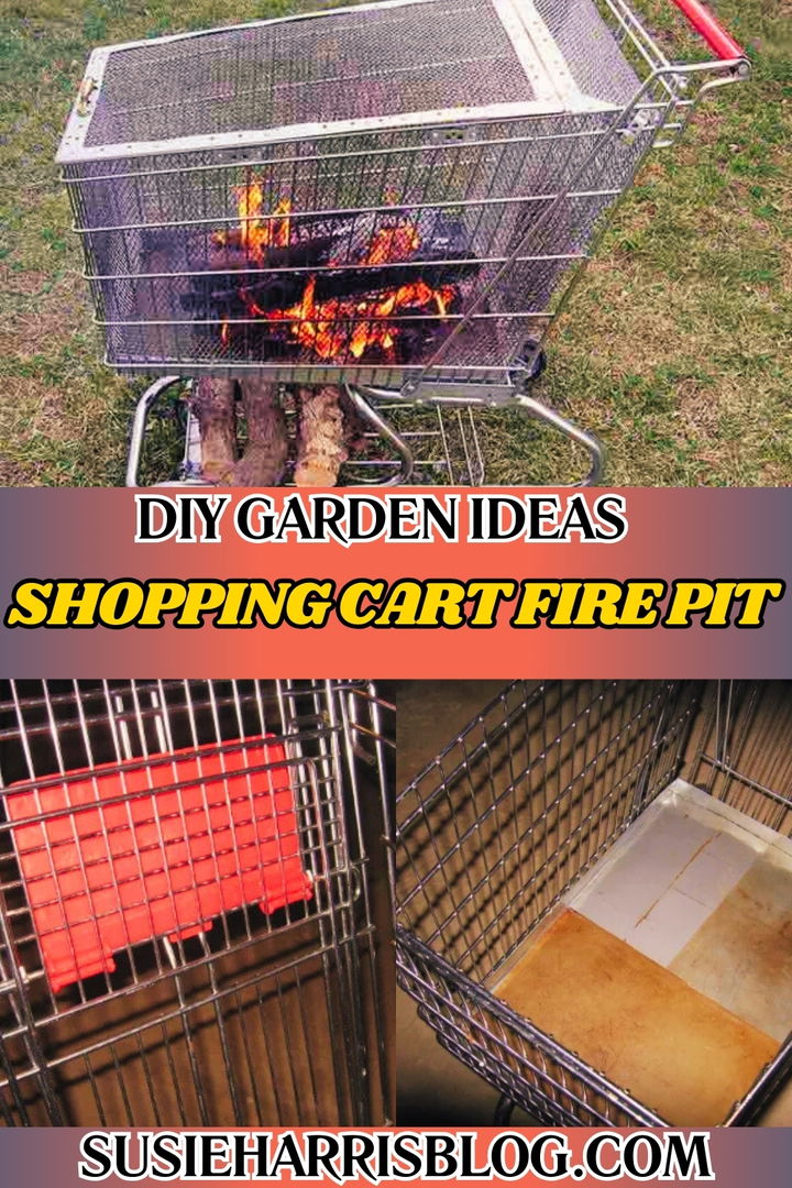 Shopping Cart Fire Pit